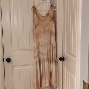 The Odells tie dye midi dress
